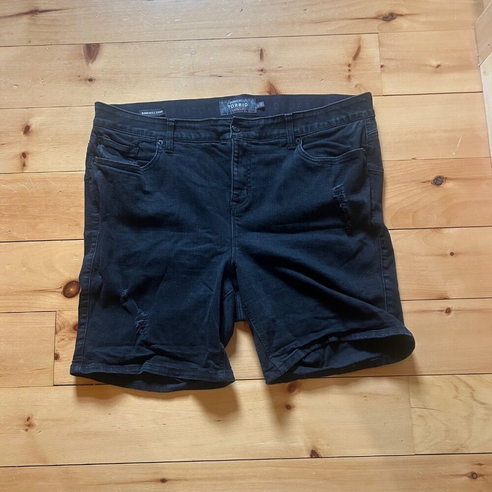 Torrid Premium Denim Bombshell Skinny Shorts